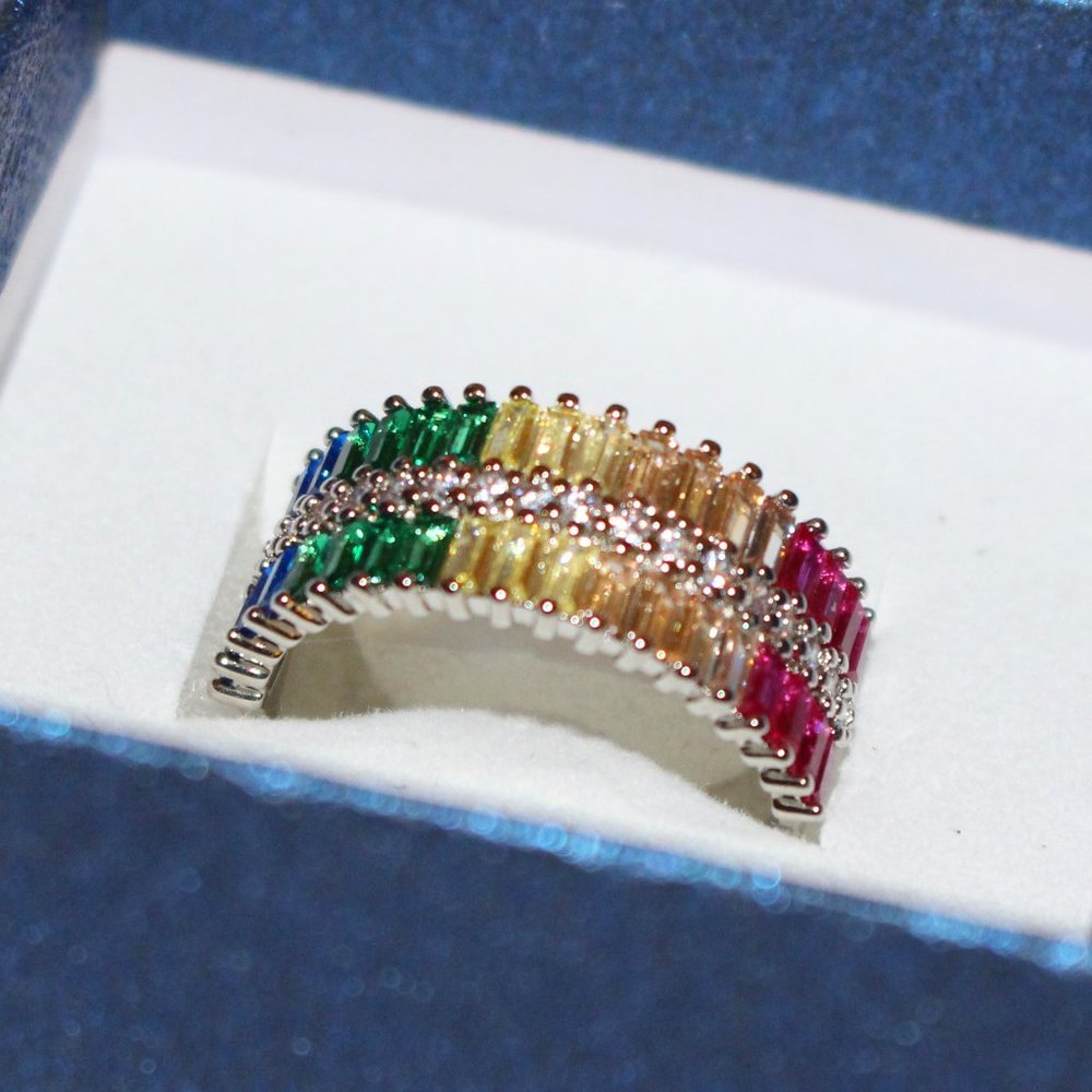 Unusually Glorious Rainbow Multi-Colored Sapphire… - image 3